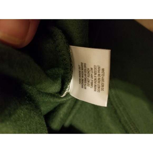 NWT size L Classic Elements green with golden floeal print sweatshirt Christmas - Picture 9 of 10